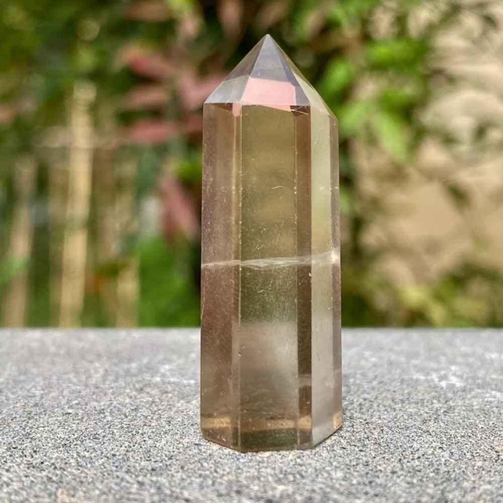 12G Natural Clear Quartz Tower Obelisk